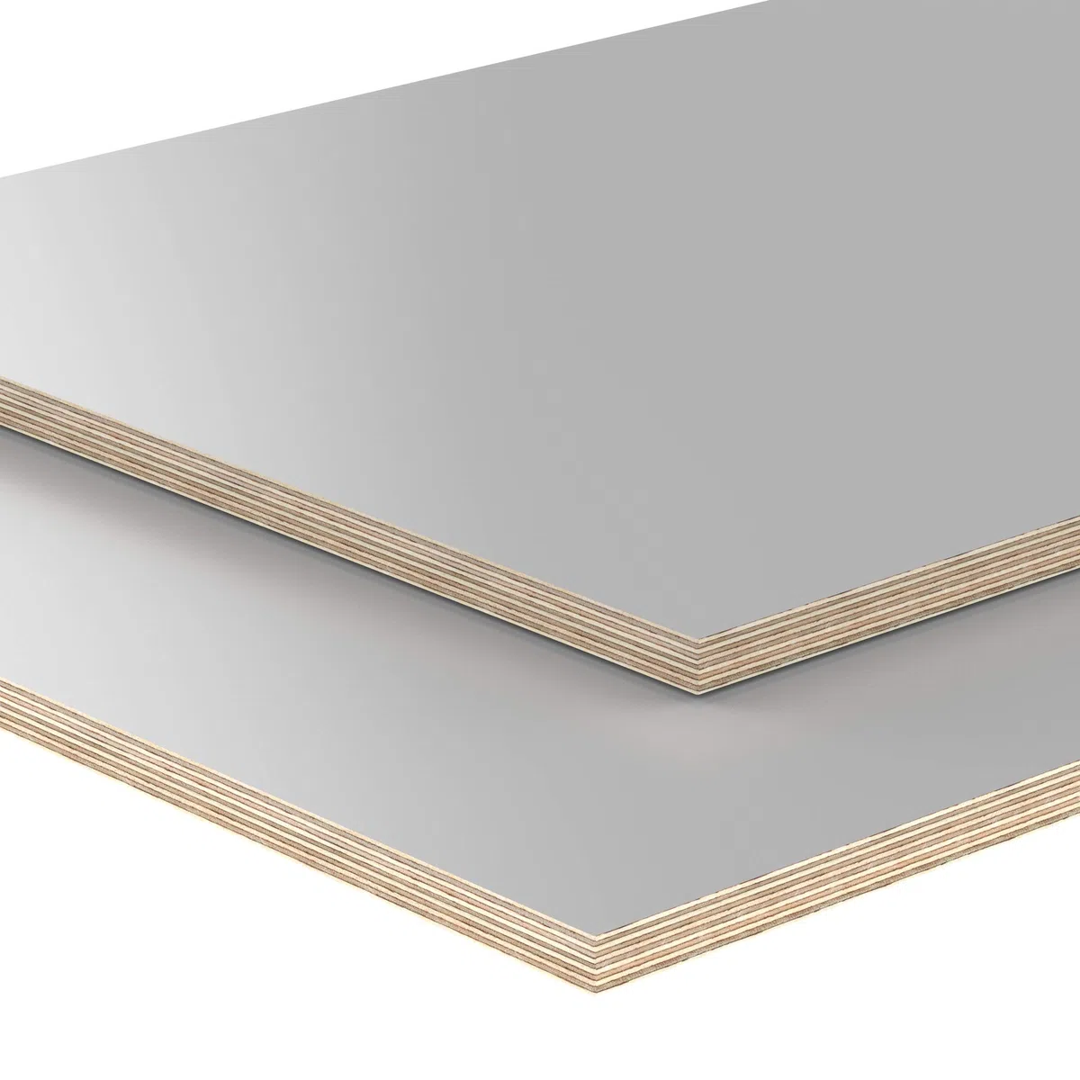 18mm Multiplex Zuschnitt grau melaminbeschichtet Länge bis 200cm Multiplexplatten Zuschnitte Auswahl: 70x40 cm