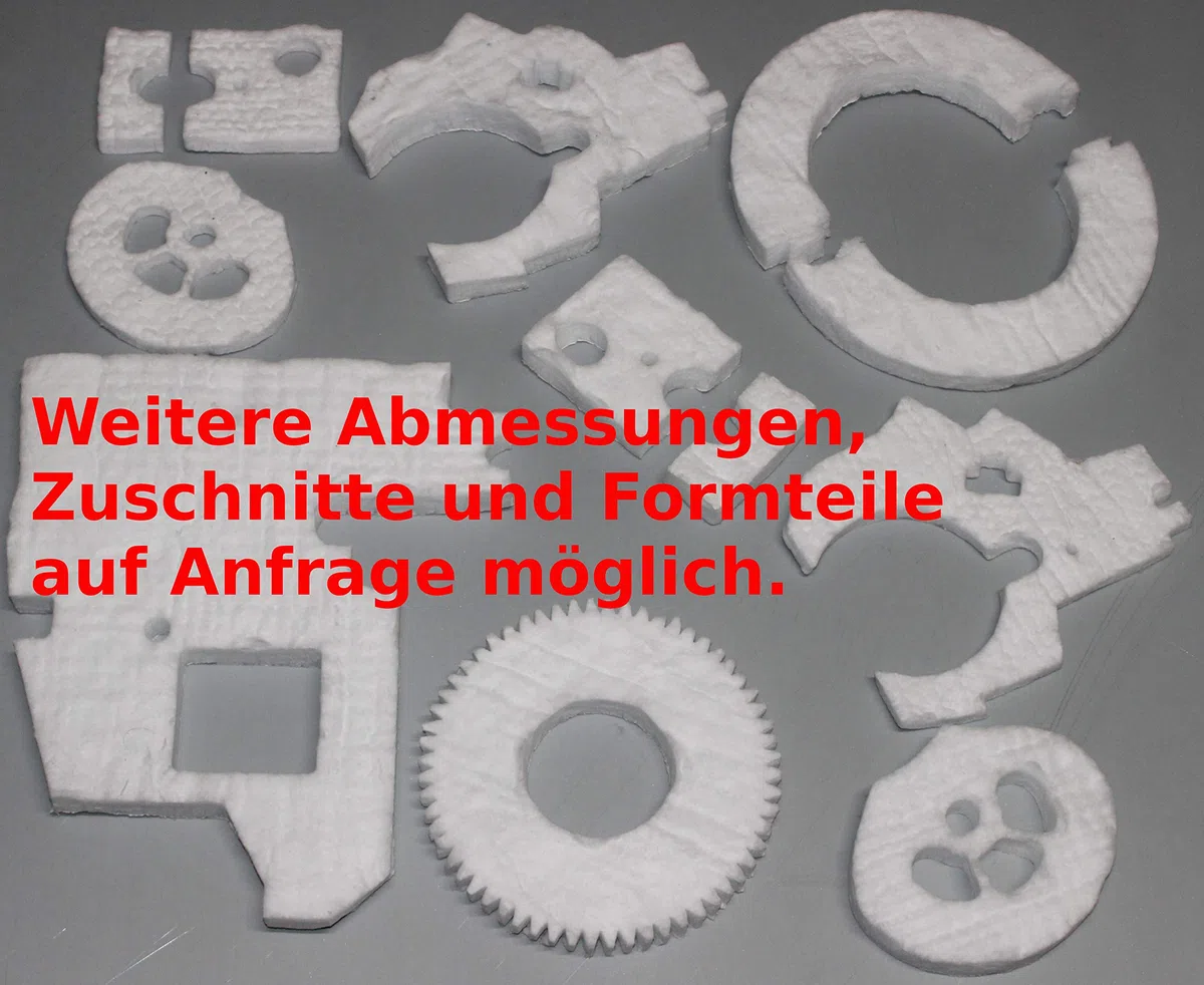 Keramikfasermatte biolöslich 1000x610mm (1000x610x50mm)