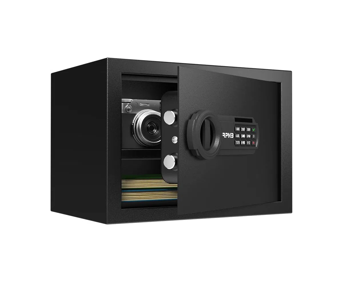 RPNB Luxus Safe und Schließfach, Geldkoffer, Zifferntastatur sicher, perfekt für Hause Büro Hotel Business Schmuck und Bargeldverbrauch Lagerung, 14L