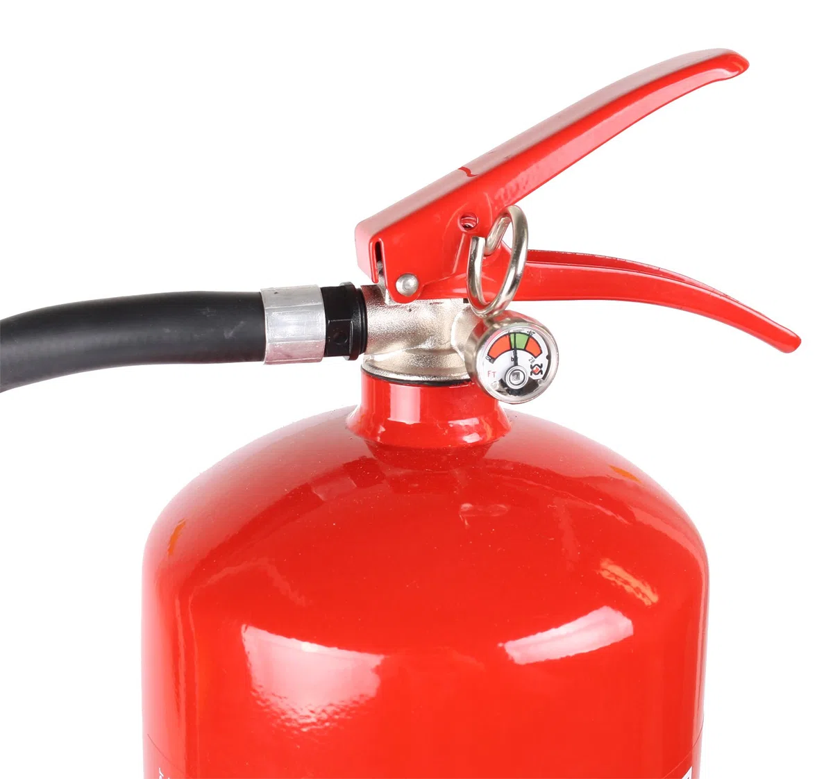 Set AB 6l Schaum-Feuerlöscher 6 LE Manometer Halterung + Symbolschild Feuerlöscher ISO 7010 (Dauerdrucklöscher GPN-6X)
