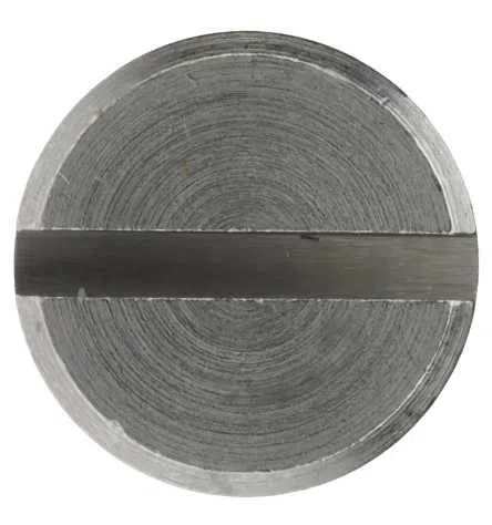 Reidl Flachkopfschrauben mit Schlitz und Ansatz 8 x 8 mm DIN 923 5.8 blank 100 Stück