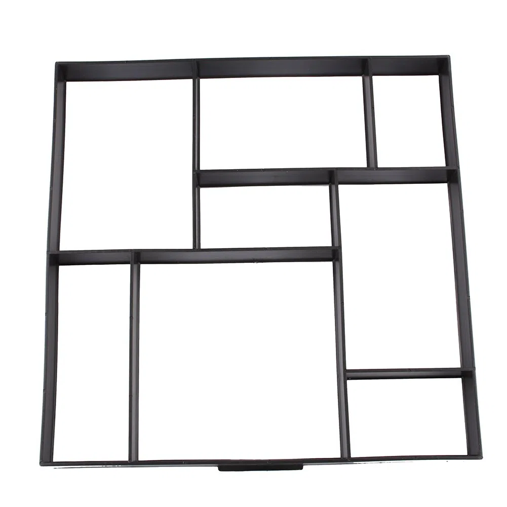GOTOTOP Betonform Pflaster-Gussformen, Schablonen für Weg- und Terrassenfliesen, Garten Betonform für Ziegel und Zement, 50 x 50 x 4,5 cm