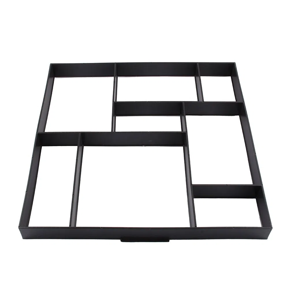 GOTOTOP Betonform Pflaster-Gussformen, Schablonen für Weg- und Terrassenfliesen, Garten Betonform für Ziegel und Zement, 50 x 50 x 4,5 cm