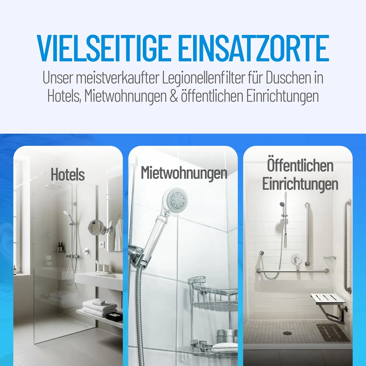Legionellenfilter | zertifizierter Ersatzfilter für SAFETY CHROM | filtert Legionellen zuverlässig | aus der Medizintechnik