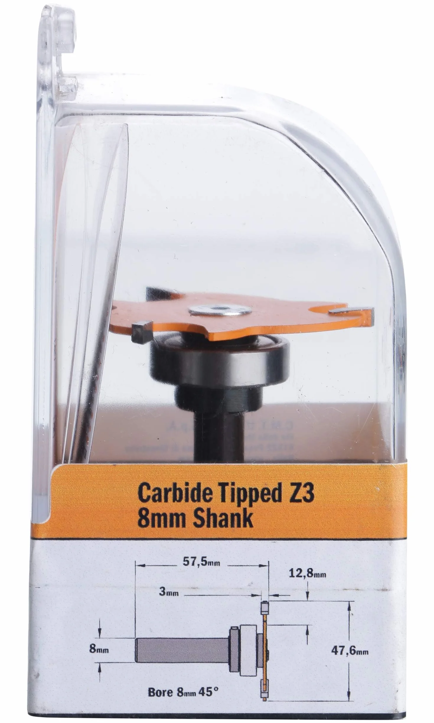 CMT ORANGE TOOLS 923.350.11A - HARTMETALL-SCHLITZFRÄSER Z3 S=8 D=47,6X5