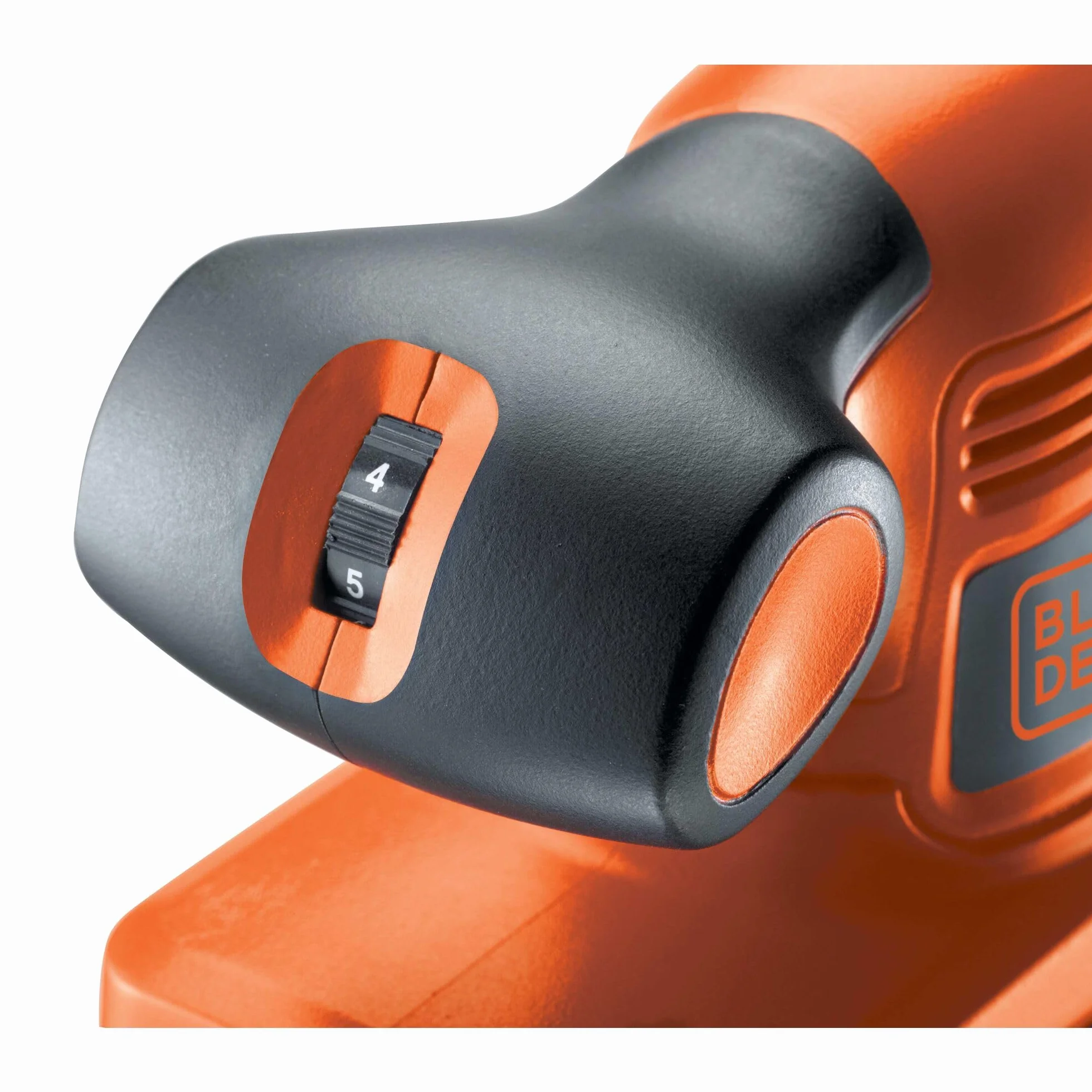 BLACK+DECKER Schwingschleifer (ideal zum Schleifen von großen Flächen, ergonomischer Softgriff, integrierter Staubabsaugung, variable Geschwindigkeit, inkl. 5x Schleifpapier & Koffer) KA320EKA-QS