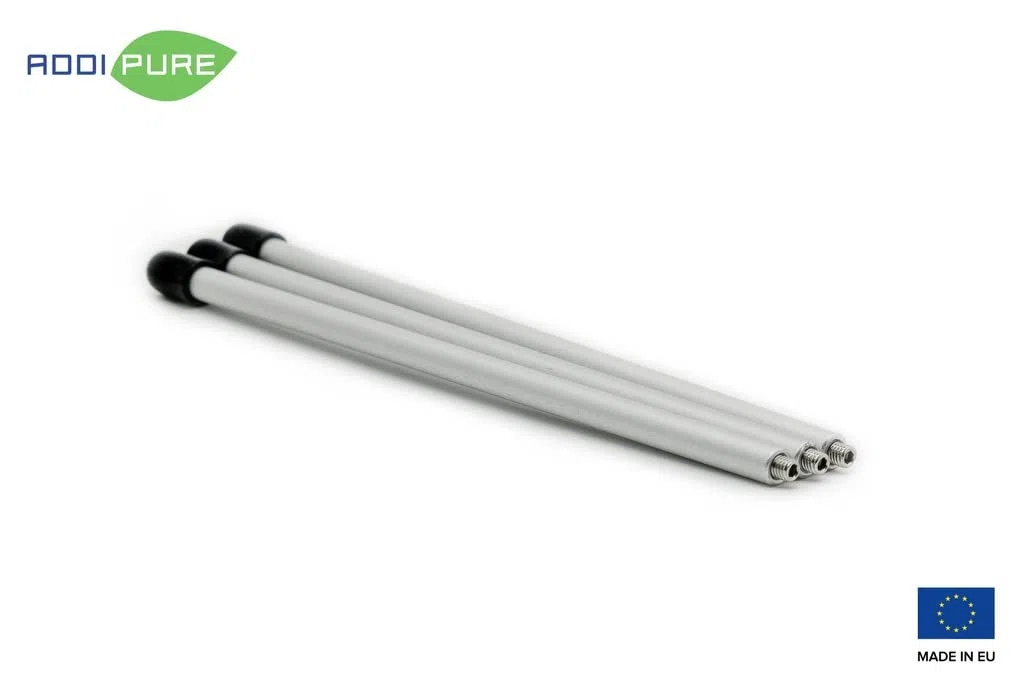 Höhenverstell-Einheit für Rohr/Extraktor PEO 35 * 35 und 60 * 35. Lebensmittel echtes Aluminium, eloxiert.