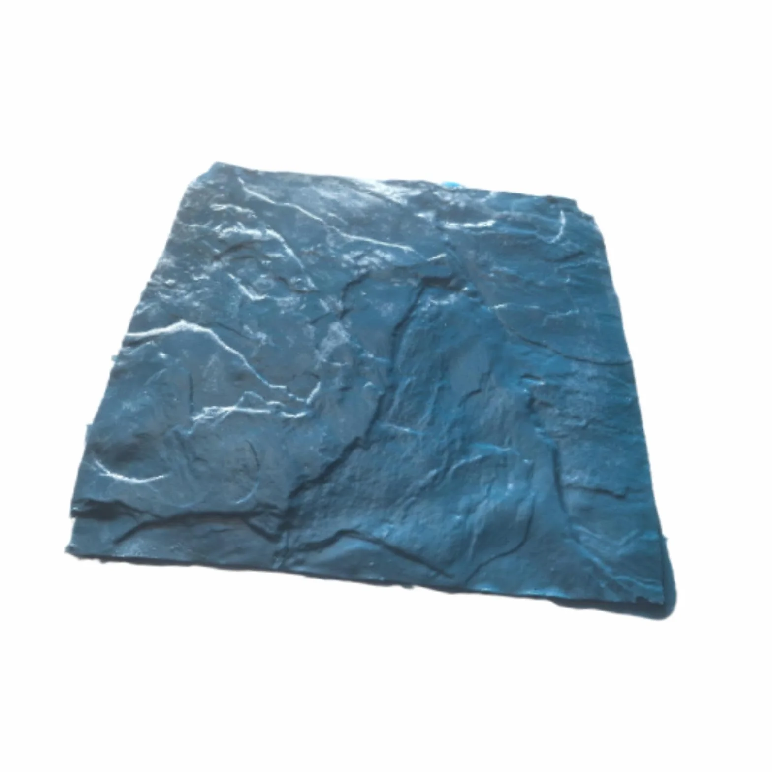 Sharplace Betonstempelwerkzeug, Betonstrukturmatte, DIY-Form, realistische Steinstruktur, nahtlose Stempelmatte für Fliesen, Garten, Außenwand, Rasen, Hof, Terrasse, Einfahrt, 45 x 45 cm, Blau
