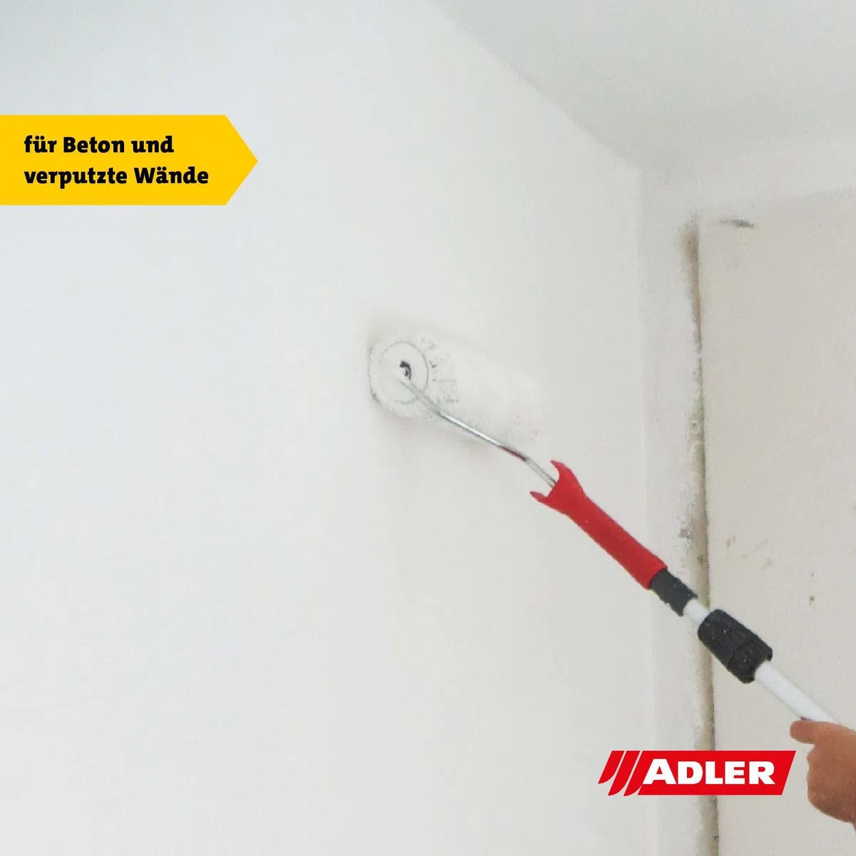 ADLER Kellerraumfarbe - weiße, geruchsneutrale Silikatfarbe - 14kg - ohne Lösemittel, Weichmacher und Konservierungsmittel