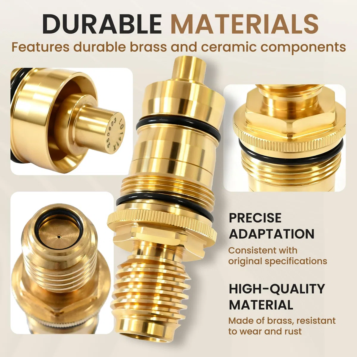 GR-47450000 Temperatur-Regeleinheit 1/2" – passend für Thermostatmischer Grohtherm 1000/3000 und Automatic 2000 – Ersatzteil-Nr. 47450000