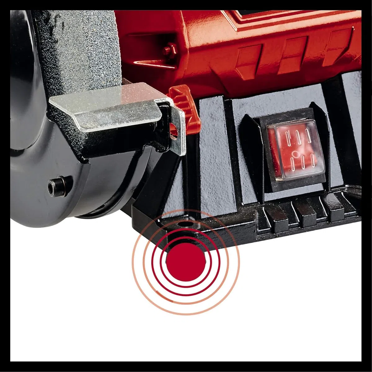 Einhell Doppelschleifer TC-BG 150 (max. 150 W, Ø150 x ø32 x 16 mm Schleifscheiben, Funkenschutz, Formkorrekturen und Anschliffe, inkl. Grob- und Feinschleifscheibe K36/K60)
