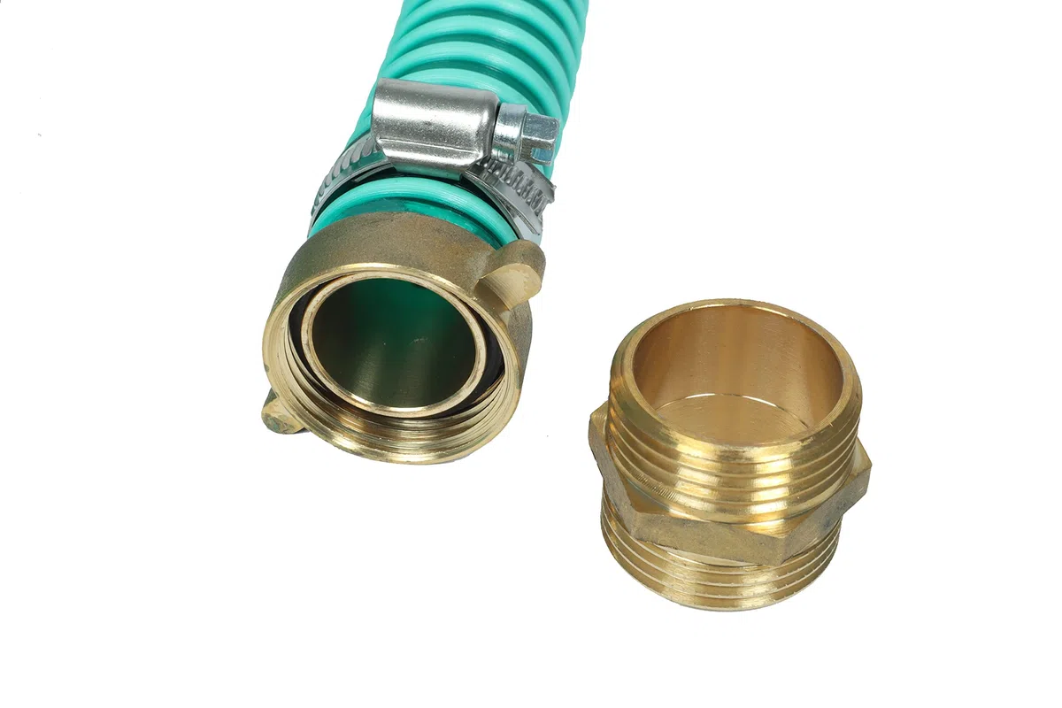 Wacredo Premium Saugschlauchgarnitur 1" (25mm) Saugschlauch grün, Pumpenschlauch Stabil Flexibel PVC Ansauggarnitur Sauggarnitur Fußventil Messing Rückschlagventil (10)