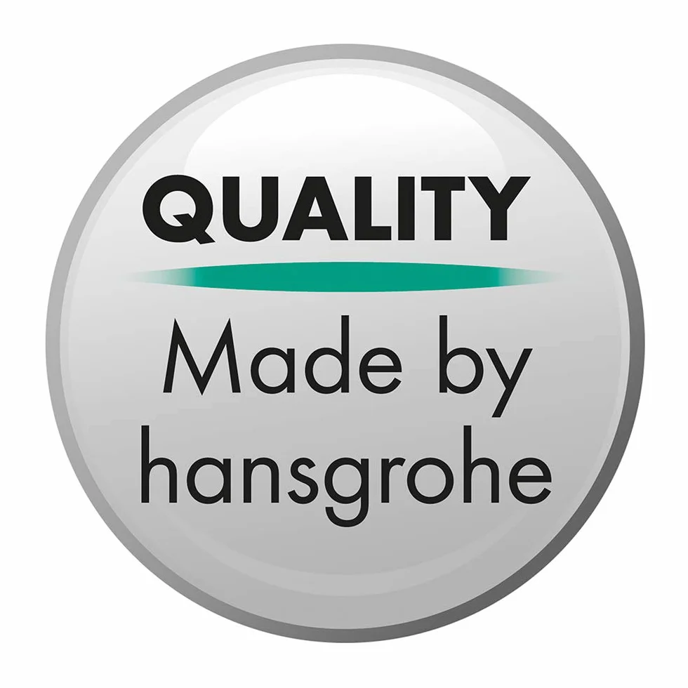hansgrohe Rainfinity - Duschkopf, Handbrause mit 3 Strahlarten, runde Duschbrause (⌀ 130 mm), Brausekopf mit Antikalk-Funktion, Chrom