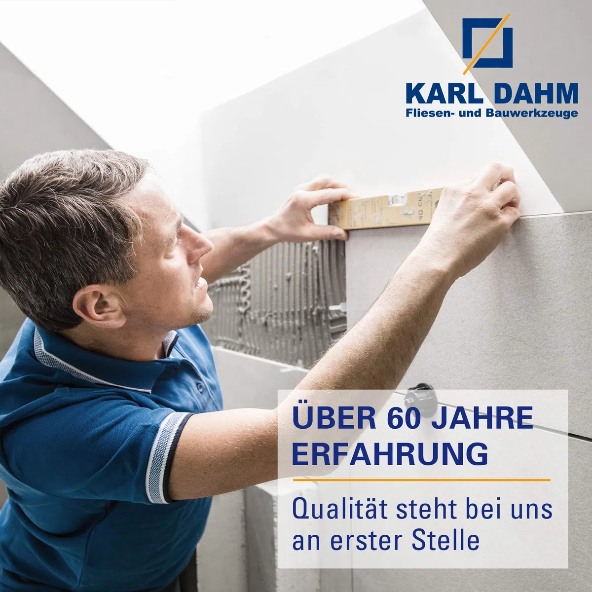 Karl Dahm Gewindelaschen Kreuze für 2 mm Fugen, 500 Stück, gelb I Fugenkreuze für Fliesen-Nivelliersystem I Leichtes Fliesen-Legen mit professioneller Fliesen Verlegehilfe I 12461
