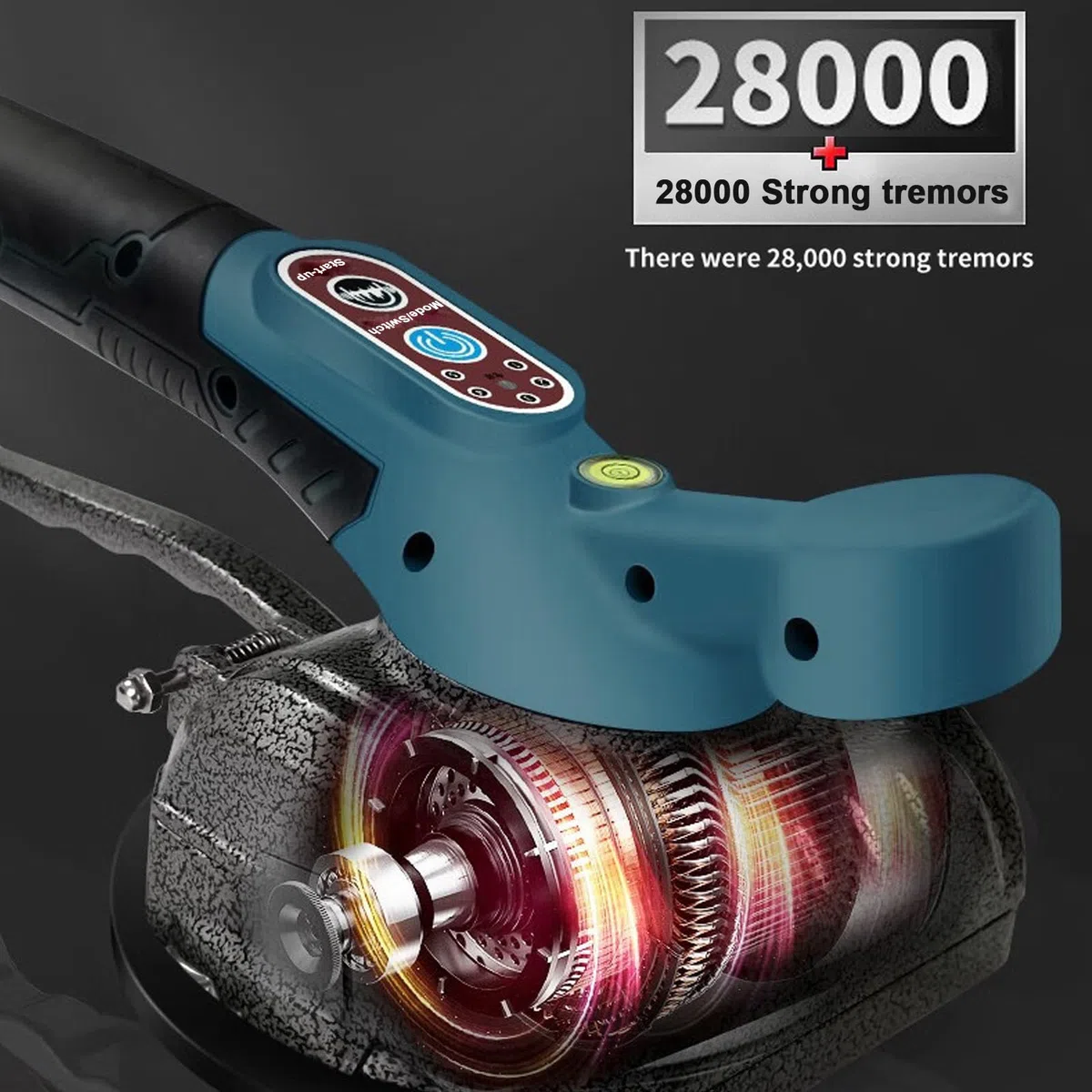 Fliesenleger Maschine für Makita 18V, Elektrische Fliesen Vibrator Mit 4,7 x 4,7 einstellbar 100kg Aufnahmekapazität Fliesen Fliesenleger Maschine Geeignet für 39 zoll Fliesen (ohne Batterie)